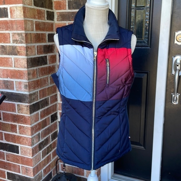 Tommy Hilfiger Ombré Puffy‎ Vest - Picture 1 of 7